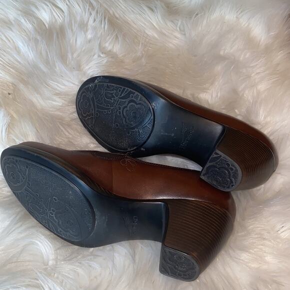 Dansko Beth Leather Pump Clog Heels 37 / 7 - Picture 8 of 10